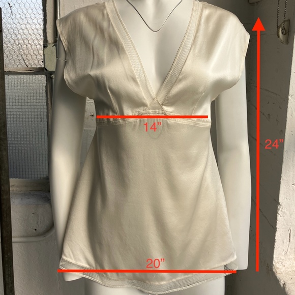 ERES Paris Silk white blouse NEW size 8 US - Picture 1 of 10